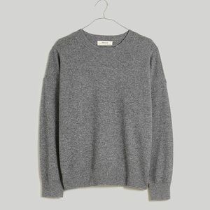 Madewell Cashmere Oversized Crewneck Sweater